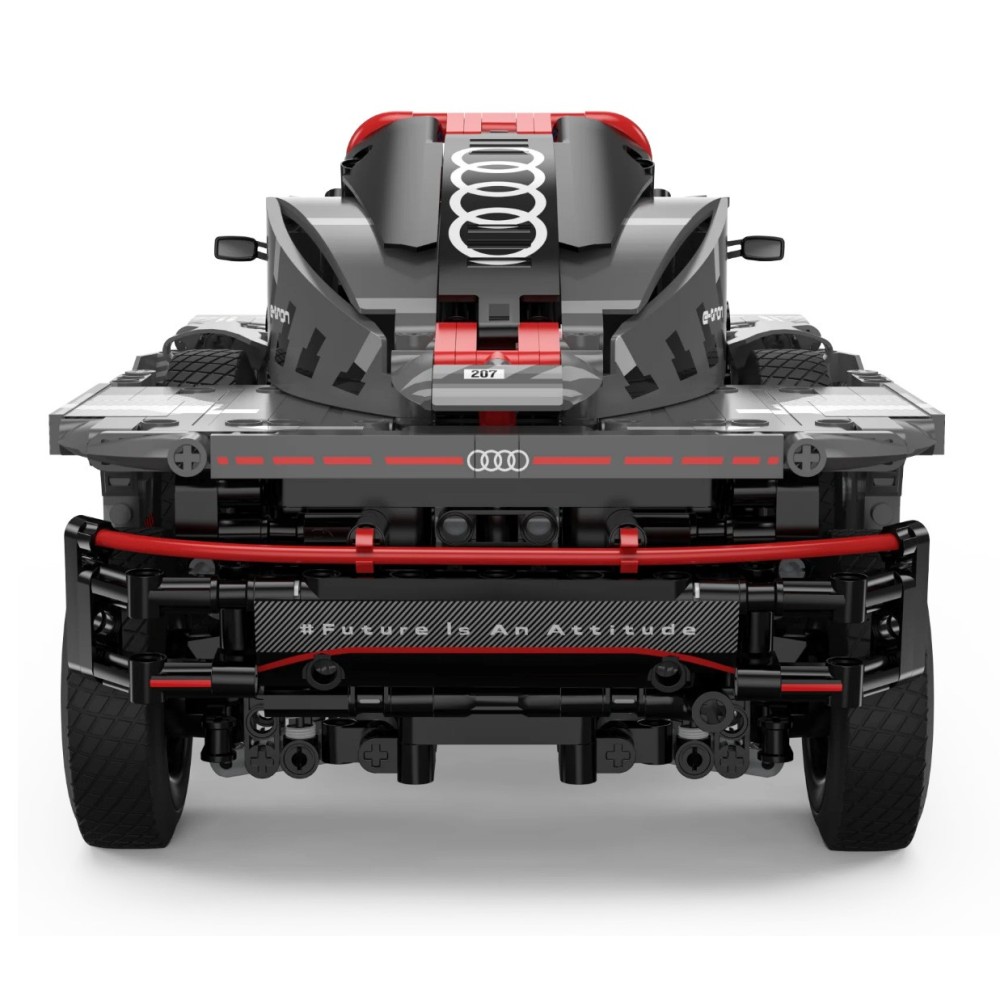 Rastar RC Stavebnica Auto Audi RS Q E-Tron 1:14 na diaľkové ovládanie 1046ks, sivé