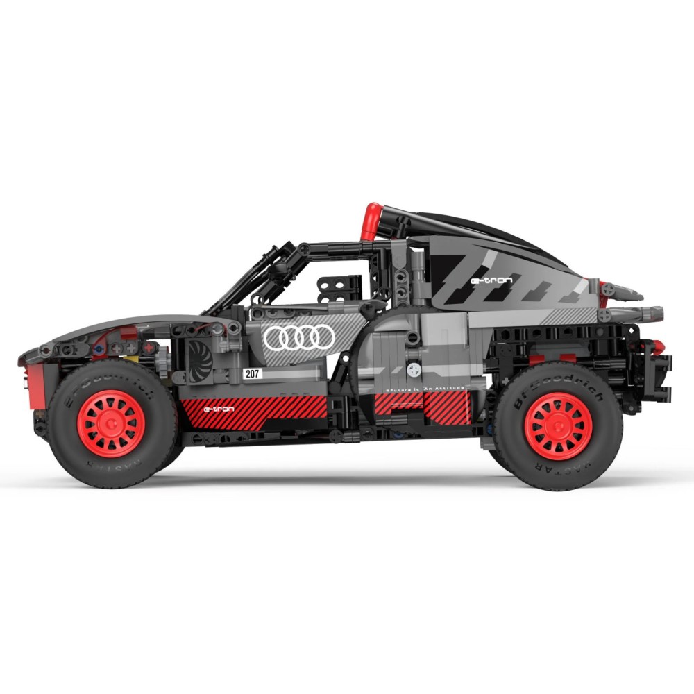 Rastar RC Stavebnica Auto Audi RS Q E-Tron 1:14 na diaľkové ovládanie 1046ks, sivé