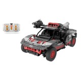 Rastar RC Stavebnica Auto Audi RS Q E-Tron 1:14 na diaľkové ovládanie 1046ks, sivé