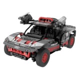 Rastar RC Stavebnica Auto Audi RS Q E-Tron 1:14 na diaľkové ovládanie 1046ks, sivé