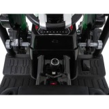 JOKO Elektrický Traktor s predným nakladačom a vlečkou D68, 2x200W 24V, kožené sedadlo, celková dĺžka 233cm, zelený