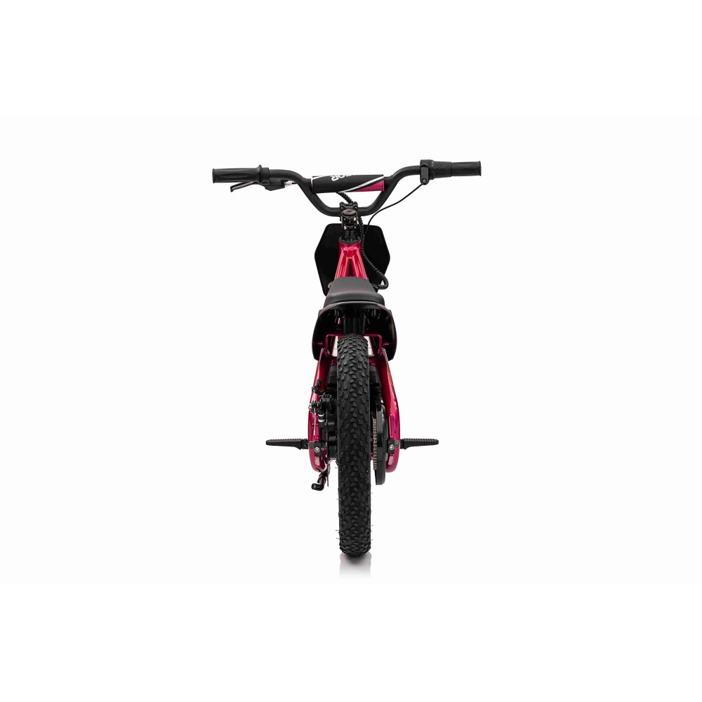 JOKO Elektrická Motorka BAIGOR 23 PRO 250W 24V, nosnosť 60kg, nafukovacie kolesá, rýchlosť 25km/h, kožené sedadlo, ružová