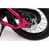 JOKO Elektrická Motorka BAIGOR 23 PRO 250W 24V, nosnosť 60kg, nafukovacie kolesá, rýchlosť 25km/h, kožené sedadlo, ružová