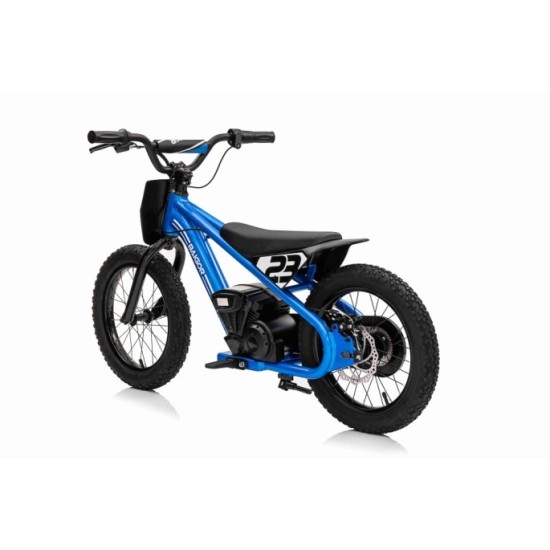 JOKO Elektrická Motorka BAIGOR 23 PRO 250W 24V, nosnosť 60kg, nafukovacie kolesá, rýchlosť 25km/h, kožené sedadlo, modrá