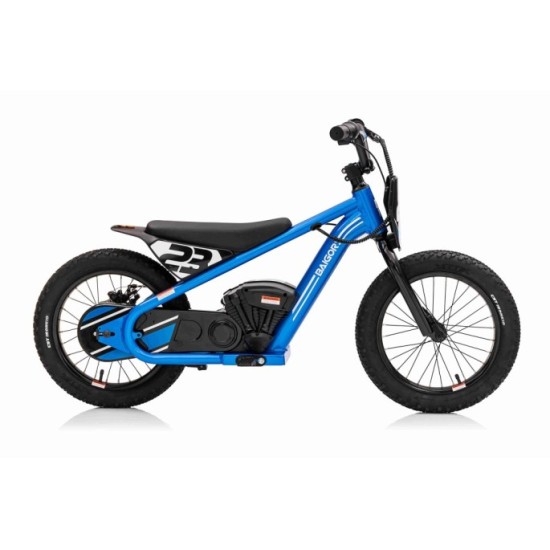 JOKO Elektrická Motorka BAIGOR 23 PRO 250W 24V, nosnosť 60kg, nafukovacie kolesá, rýchlosť 25km/h, kožené sedadlo, modrá