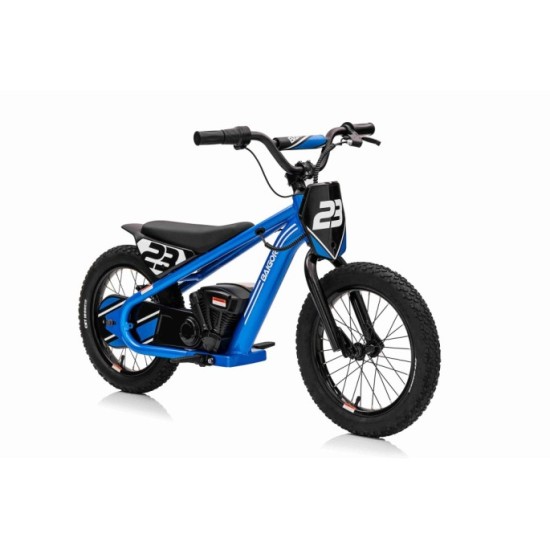 JOKO Elektrická Motorka BAIGOR 23 PRO 250W 24V, nosnosť 60kg, nafukovacie kolesá, rýchlosť 25km/h, kožené sedadlo, modrá