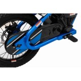 JOKO Elektrická Motorka BAIGOR 23 PRO 250W 24V, nosnosť 60kg, nafukovacie kolesá, rýchlosť 25km/h, kožené sedadlo, modrá