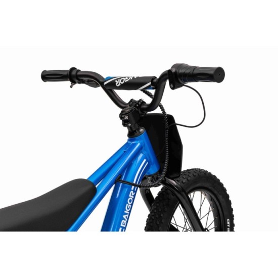 JOKO Elektrická Motorka BAIGOR 23 PRO 250W 24V, nosnosť 60kg, nafukovacie kolesá, rýchlosť 25km/h, kožené sedadlo, modrá