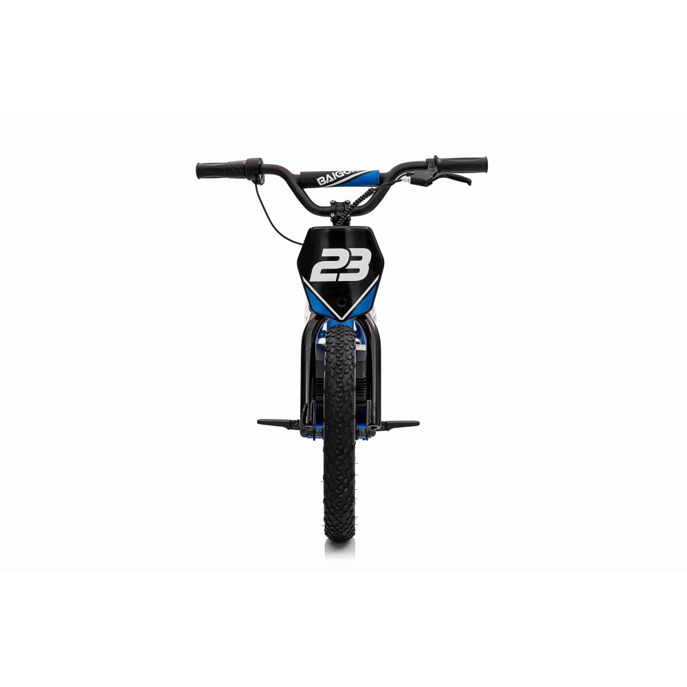 JOKO Elektrická Motorka BAIGOR 23 PRO 250W 24V, nosnosť 60kg, nafukovacie kolesá, rýchlosť 25km/h, kožené sedadlo, modrá
