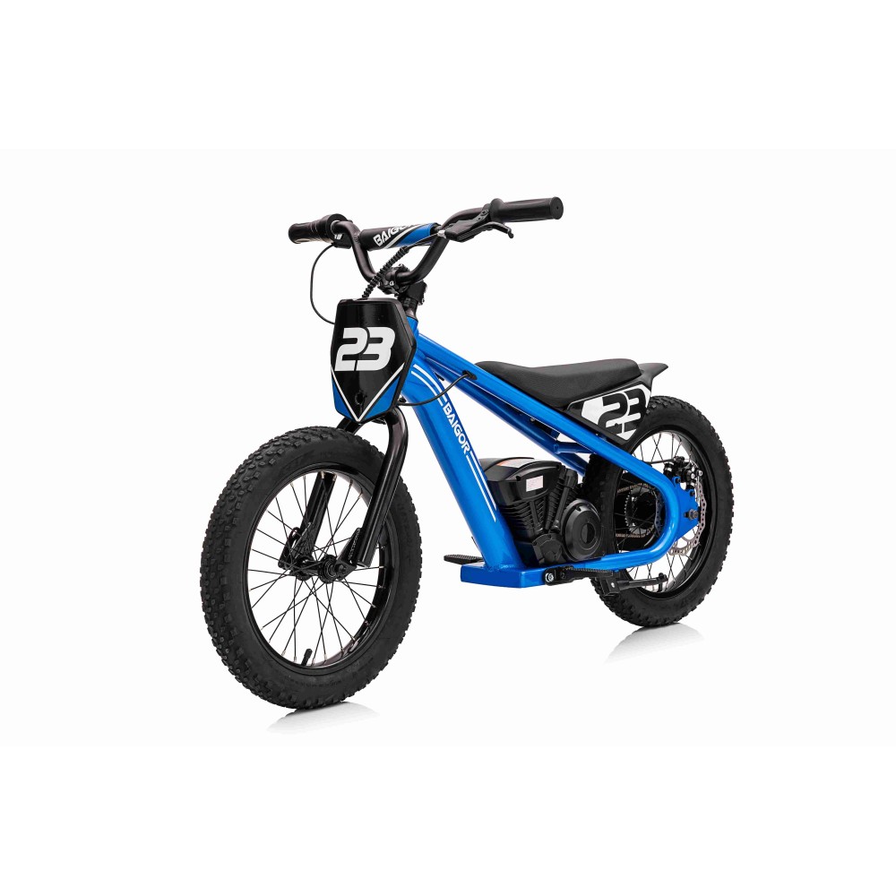 JOKO Elektrická Motorka BAIGOR 23 PRO 250W 24V, nosnosť 60kg, nafukovacie kolesá, rýchlosť 25km/h, kožené sedadlo, modrá