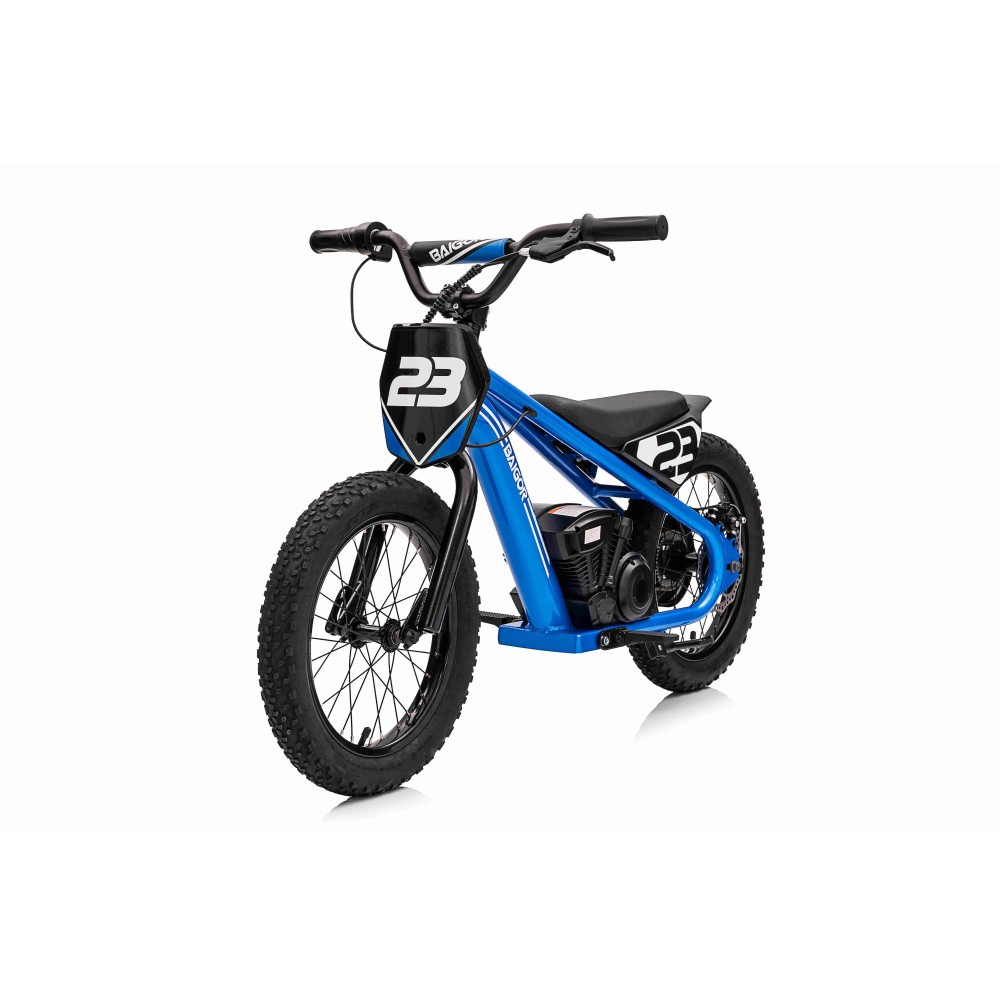 JOKO Elektrická Motorka BAIGOR 23 PRO 250W 24V, nosnosť 60kg, nafukovacie kolesá, rýchlosť 25km/h, kožené sedadlo, modrá