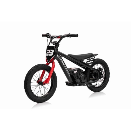 JOKO Elektrická Motorka BAIGOR 23 PRO 250W 24V, nosnosť 60kg, nafukovacie kolesá, rýchlosť 25km/h, kožené sedadlo, čierna
