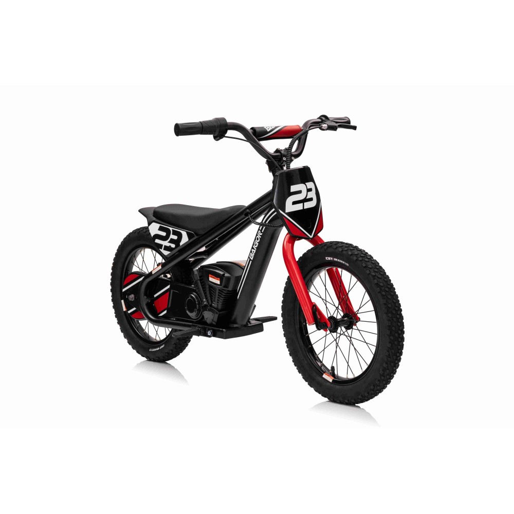 JOKO Elektrická Motorka BAIGOR 23 PRO 250W 24V, nosnosť 60kg, nafukovacie kolesá, rýchlosť 25km/h, kožené sedadlo, čierna