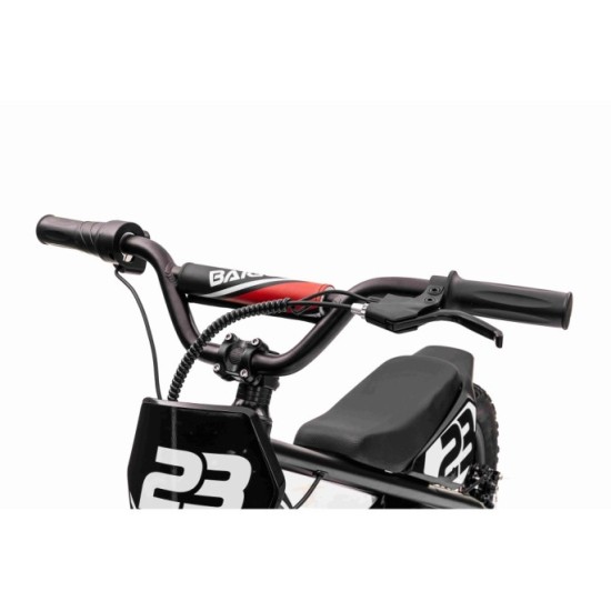 JOKO Elektrická Motorka BAIGOR 23 PRO 250W 24V, nosnosť 60kg, nafukovacie kolesá, rýchlosť 25km/h, kožené sedadlo, čierna