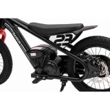 JOKO Elektrická Motorka BAIGOR 23 PRO 250W 24V, nosnosť 60kg, nafukovacie kolesá, rýchlosť 25km/h, kožené sedadlo, čierna