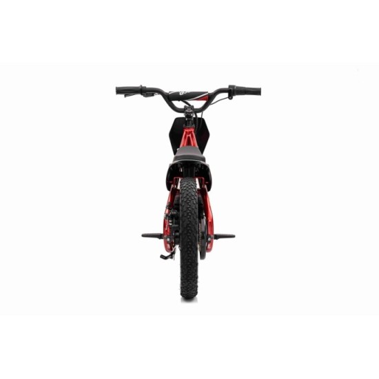 JOKO Elektrická Motorka BAIGOR 23 PRO 250W 24V, nosnosť 60kg, nafukovacie kolesá, rýchlosť 25km/h, kožené sedadlo, červená
