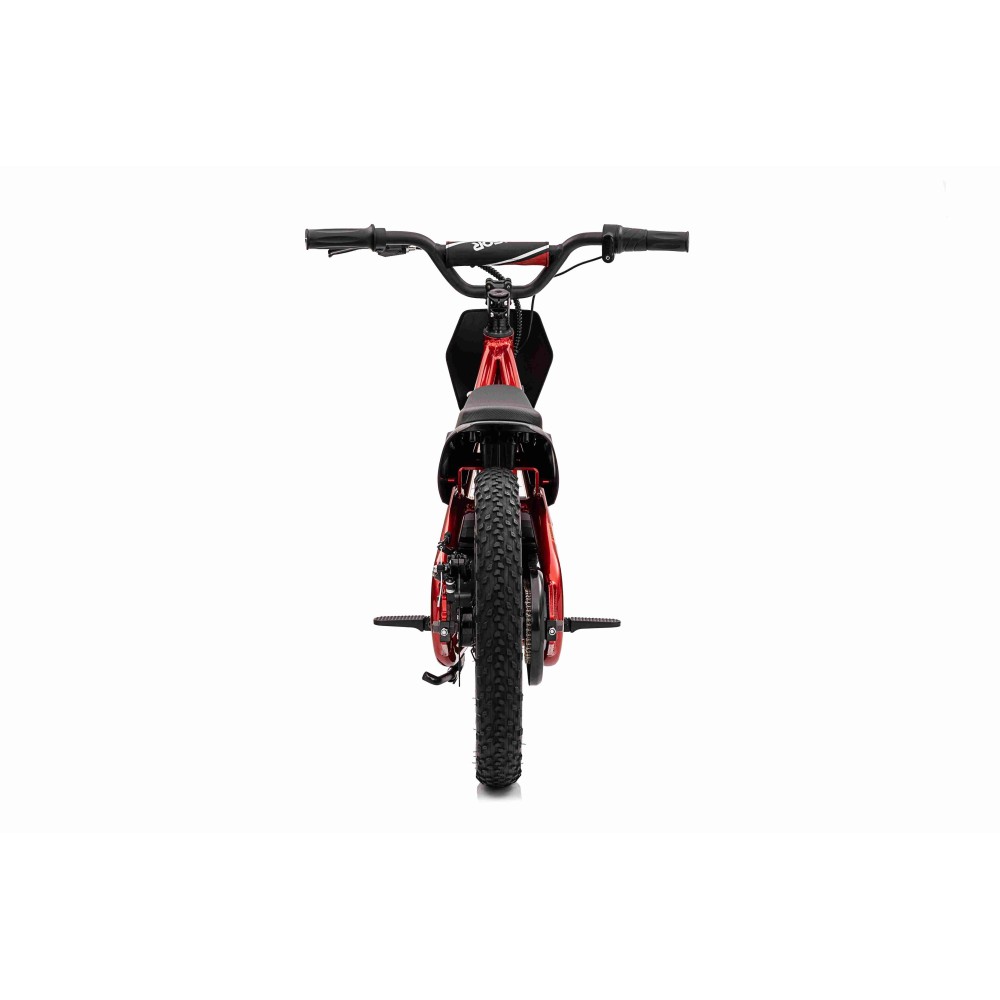 JOKO Elektrická Motorka BAIGOR 23 PRO 250W 24V, nosnosť 60kg, nafukovacie kolesá, rýchlosť 25km/h, kožené sedadlo, červená