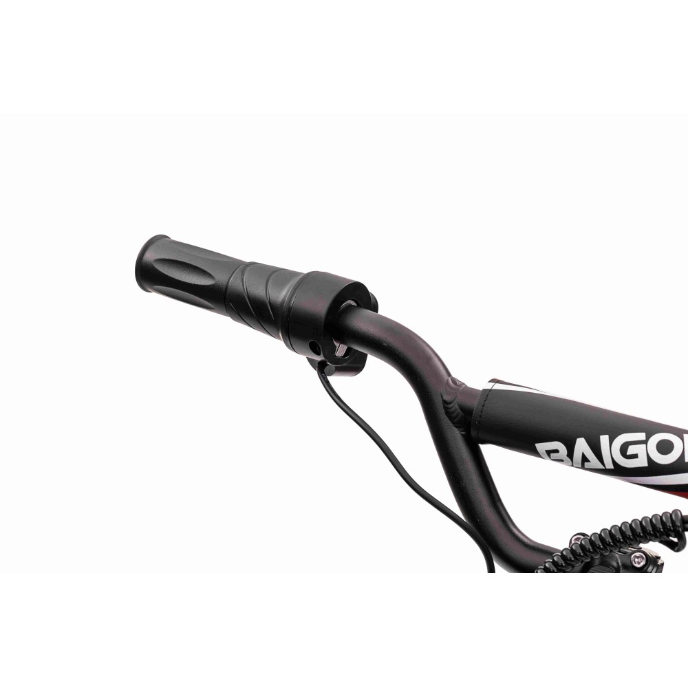JOKO Elektrická Motorka BAIGOR 23 PRO 250W 24V, nosnosť 60kg, nafukovacie kolesá, rýchlosť 25km/h, kožené sedadlo, červená
