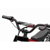 JOKO Elektrická Motorka BAIGOR 23 PRO 250W 24V, nosnosť 60kg, nafukovacie kolesá, rýchlosť 25km/h, kožené sedadlo, červená