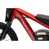 JOKO Elektrická Motorka BAIGOR 23 PRO 250W 24V, nosnosť 60kg, nafukovacie kolesá, rýchlosť 25km/h, kožené sedadlo, červená