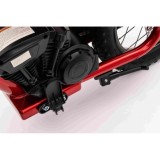 JOKO Elektrická Motorka BAIGOR 23 PRO 250W 24V, nosnosť 60kg, nafukovacie kolesá, rýchlosť 25km/h, kožené sedadlo, červená