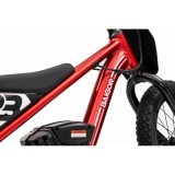 JOKO Elektrická Motorka BAIGOR 23 PRO 250W 24V, nosnosť 60kg, nafukovacie kolesá, rýchlosť 25km/h, kožené sedadlo, červená