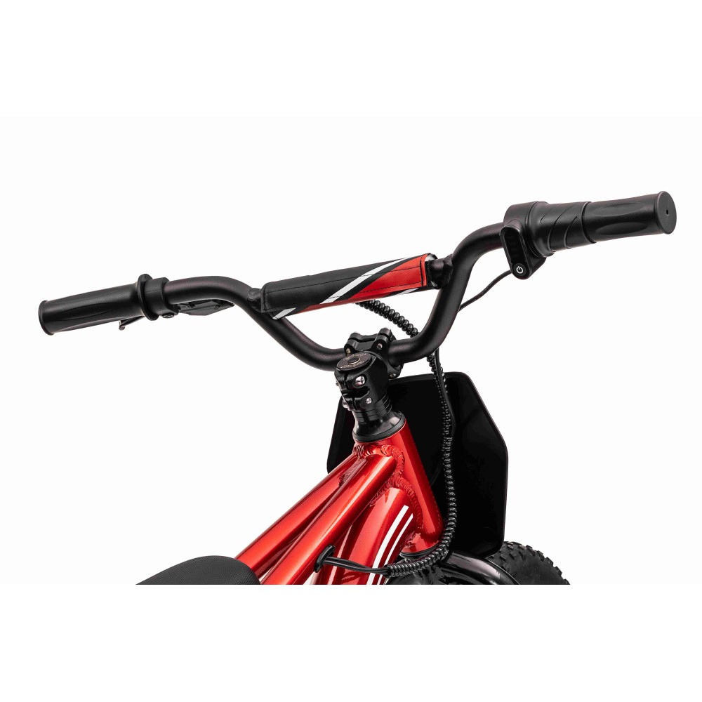 JOKO Elektrická Motorka BAIGOR 23 PRO 250W 24V, nosnosť 60kg, nafukovacie kolesá, rýchlosť 25km/h, kožené sedadlo, červená