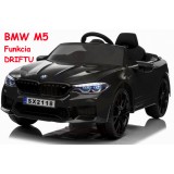 JOKO Elektrické autíčko BMW M5 24V s funkciou DRIFTU, penové kolesá, čierne