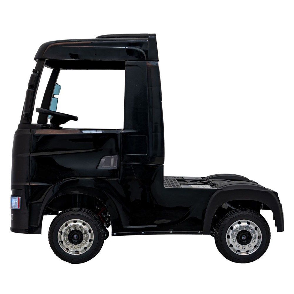 JOKO Elektrický Kamión Scania R-SERIE 4x4, kožené sedadlo, penové kolesá, nosnosť 40kg, čierne