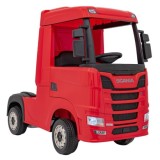 JOKO Elektrický Kamión Scania R-SERIE 4x4, kožené sedadlo, penové kolesá, nosnosť 40kg, červené