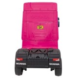 JOKO Elektrický Kamión Scania R-SERIE 4x4, kožené sedadlo, penové kolesá, nosnosť 40kg, ružové