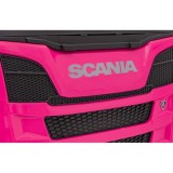 JOKO Elektrický Kamión Scania R-SERIE 4x4, kožené sedadlo, penové kolesá, nosnosť 40kg, ružové