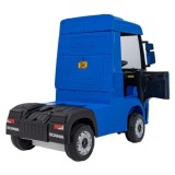JOKO Elektrický Kamión Scania R-SERIE 4x4, kožené sedadlo, penové kolesá, nosnosť 40kg, modré