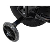 JOKO Elektrická Motorka Chopper Warrior 350W, 36V, nosnosť 80kg, Nafukovacie kolesá, kožené sedadlo, červená