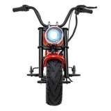 JOKO Elektrická Motorka Chopper Warrior 350W, 36V, nosnosť 80kg, Nafukovacie kolesá, kožené sedadlo, oranžová