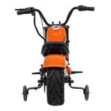 JOKO Elektrická Motorka Chopper Warrior 350W, 36V, nosnosť 80kg, Nafukovacie kolesá, kožené sedadlo, oranžová