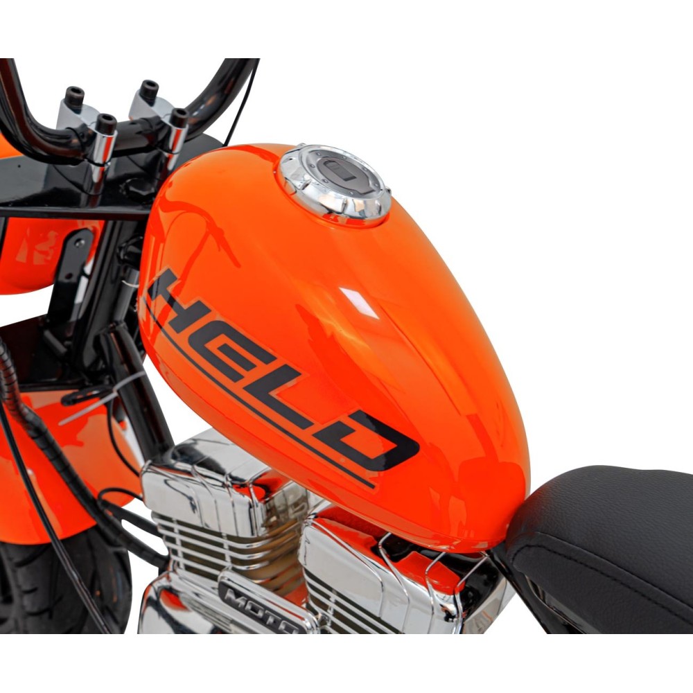 JOKO Elektrická Motorka Chopper Warrior 350W, 36V, nosnosť 80kg, Nafukovacie kolesá, kožené sedadlo, oranžová