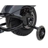 JOKO Elektrická Motorka Chopper Warrior 350W, 36V, nosnosť 80kg, Nafukovacie kolesá, kožené sedadlo, sivá