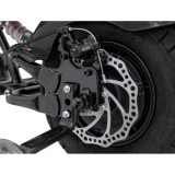 JOKO Elektrická Motorka Chopper Warrior 350W, 36V, nosnosť 80kg, Nafukovacie kolesá, kožené sedadlo, čierna