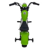 JOKO Elektrická Motorka Chopper Warrior 350W, 36V, nosnosť 80kg, Nafukovacie kolesá, kožené sedadlo, zelená