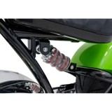 JOKO Elektrická Motorka Chopper Warrior 350W, 36V, nosnosť 80kg, Nafukovacie kolesá, kožené sedadlo, zelená