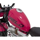 JOKO Elektrická Motorka Chopper Warrior 350W, 36V, nosnosť 80kg, Nafukovacie kolesá, kožené sedadlo, ružová