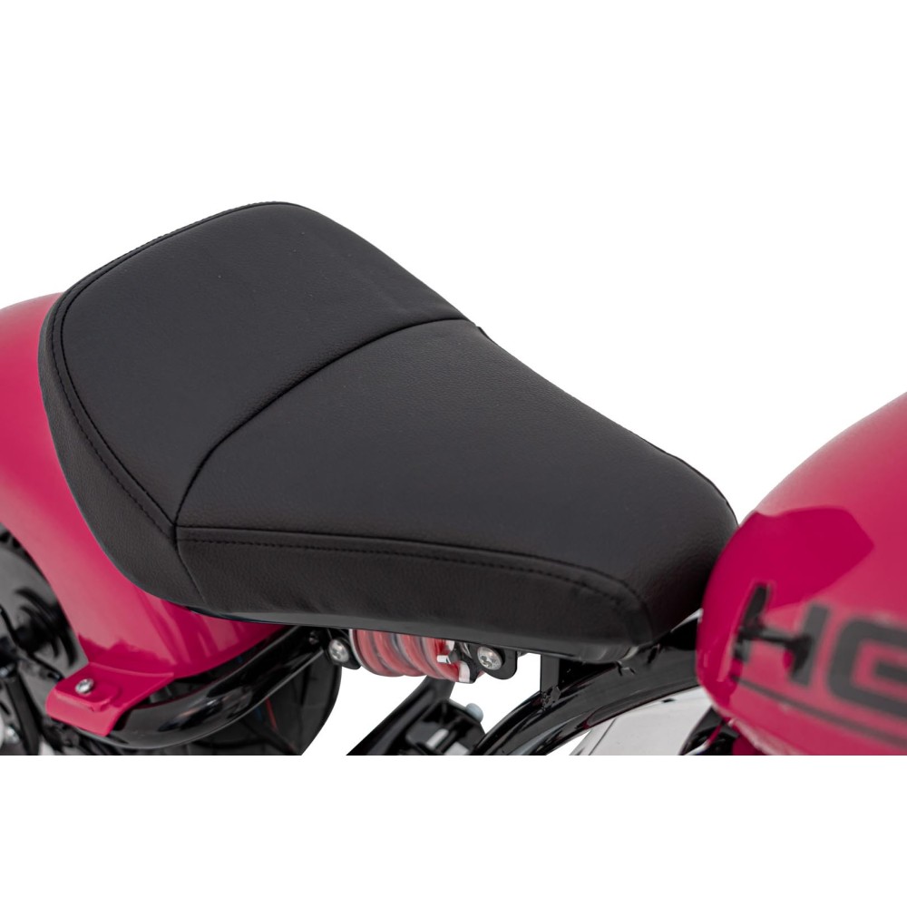 JOKO Elektrická Motorka Chopper Warrior 350W, 36V, nosnosť 80kg, Nafukovacie kolesá, kožené sedadlo, ružová