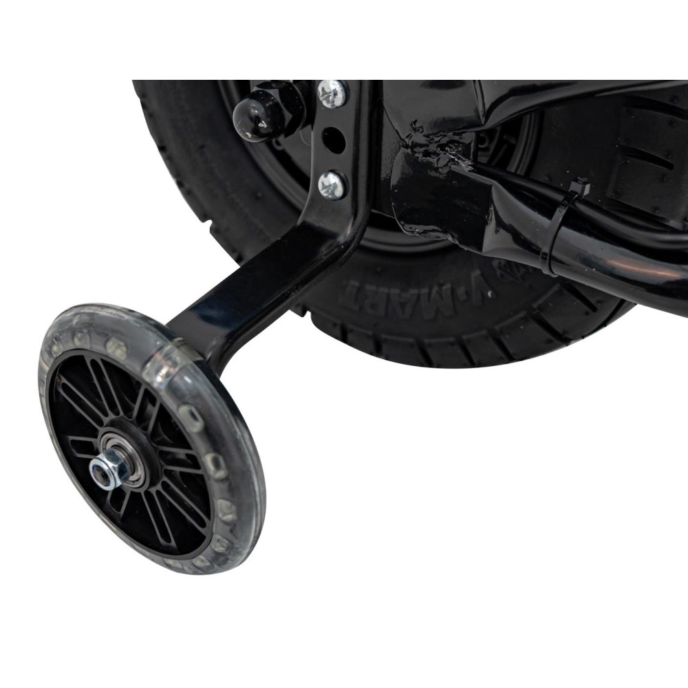 JOKO Elektrická Motorka Chopper Warrior 350W, 36V, nosnosť 80kg, Nafukovacie kolesá, kožené sedadlo, ružová