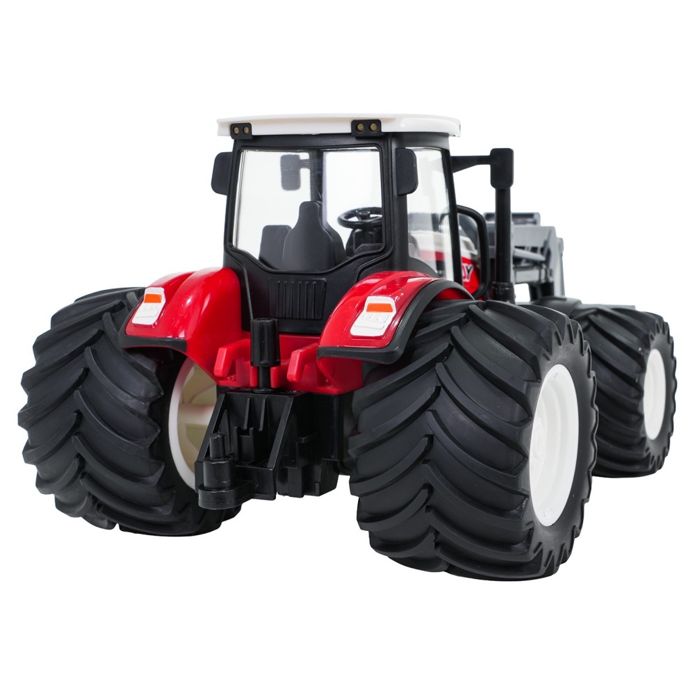 JOKO RC Traktor Buldozér na diaľkové ovládanie, červený