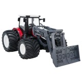 JOKO RC Traktor Buldozér na diaľkové ovládanie, červený