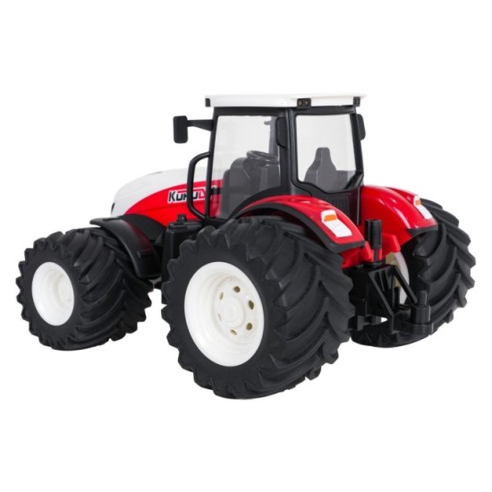 JOKO RC Traktor s Hrabačkou na diaľkové ovládanie a svetlom 1:24, červený