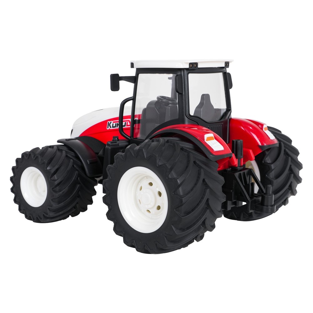 JOKO RC Traktor s Hrabačkou na diaľkové ovládanie a svetlom 1:24, červený