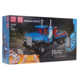 Mould King RC Technická Stavebnica Kamión Ťažký ťahač 1064ks na diaľkové ovládanie, modrý