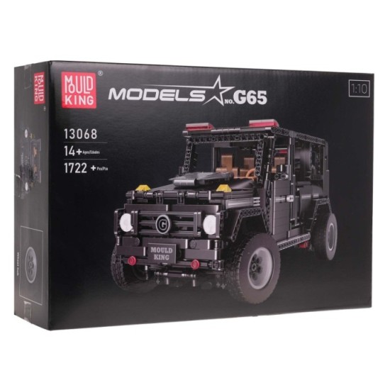 MOULD KING Technická Stavebnica Terénne Auto G65 Off-road 1722ks, čierne